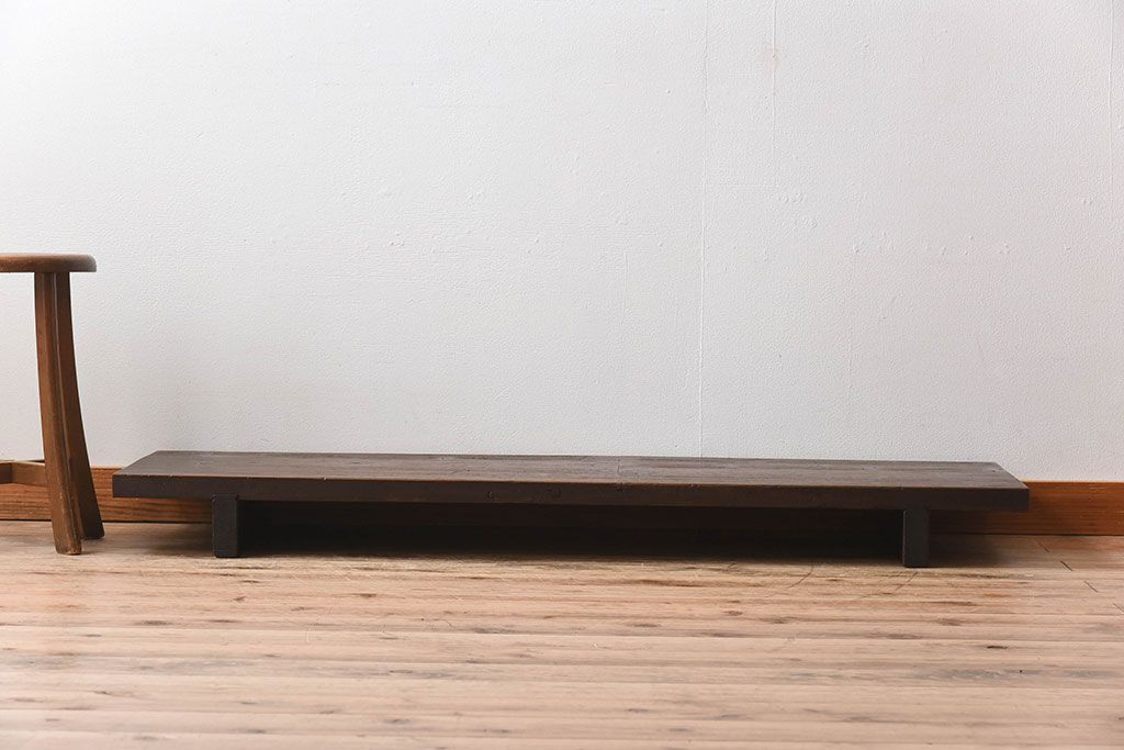 アンティーク家具　朴の木材　和製アンティーク　明治大正期の古い裁ち板
