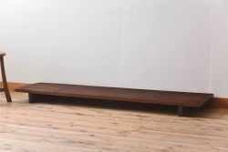 アンティーク家具　朴の木材　和製アンティーク　明治大正期の古い裁ち板(2)