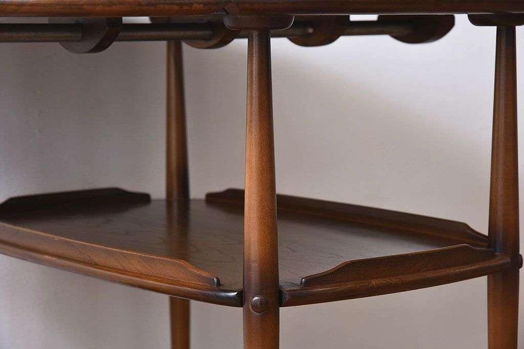 ヴィンテージ家具　イギリスビンテージ　ERCOL(アーコール)　トロリー(ワゴン)