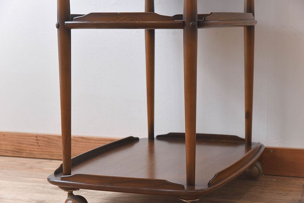 ヴィンテージ家具　イギリスビンテージ　ERCOL(アーコール)　トロリー(ワゴン)