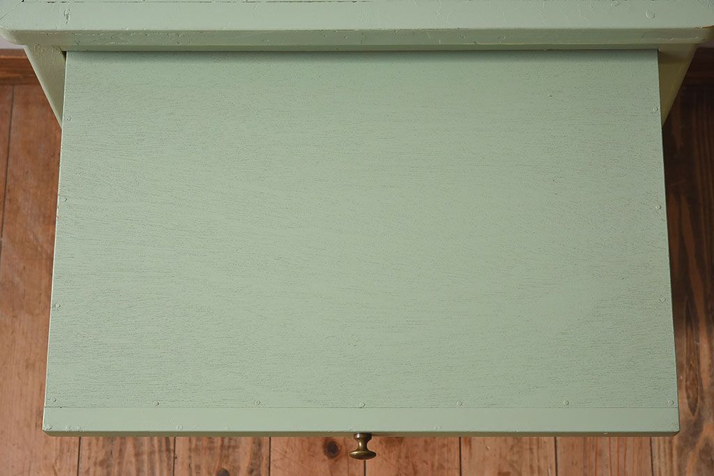 レトロ家具　和製アンティーク　レトロなペイントデンタルキャビネット