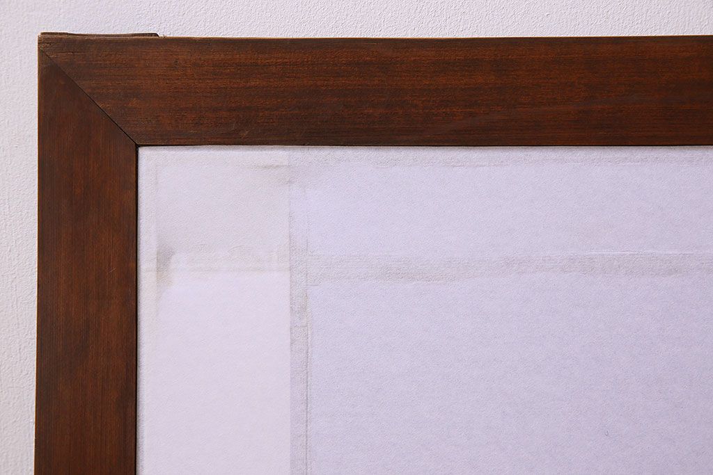 和紙張り!和モダンな雰囲気漂うアンティーク欄間(明かり取り、明り取り)(1)