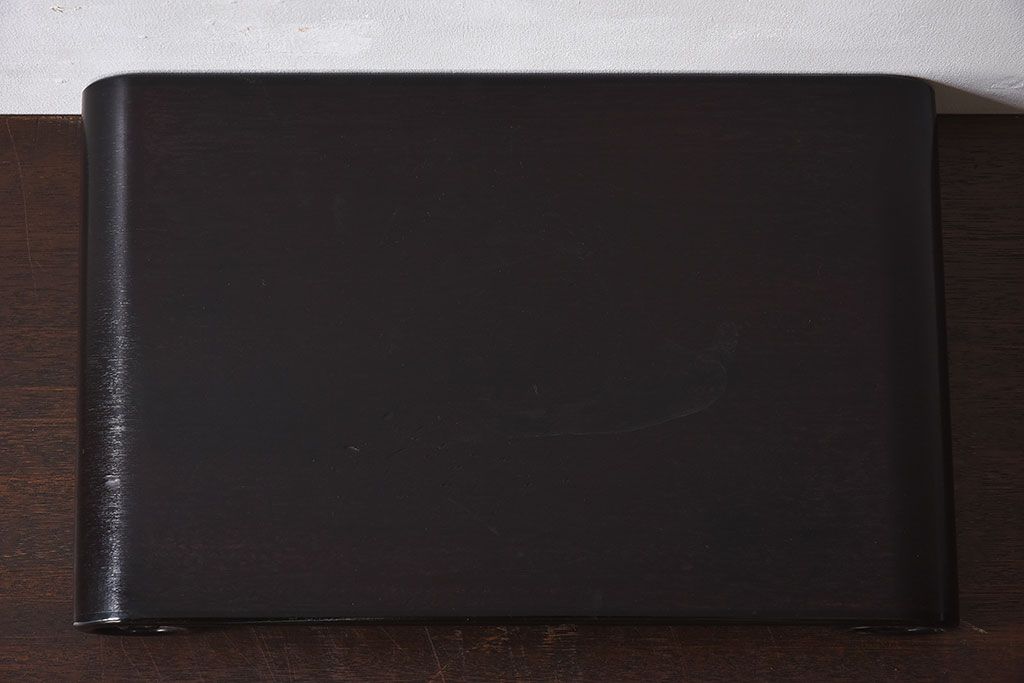 アンティーク家具　アンティーク　唐木製　上品な巻き花台(飾り台)