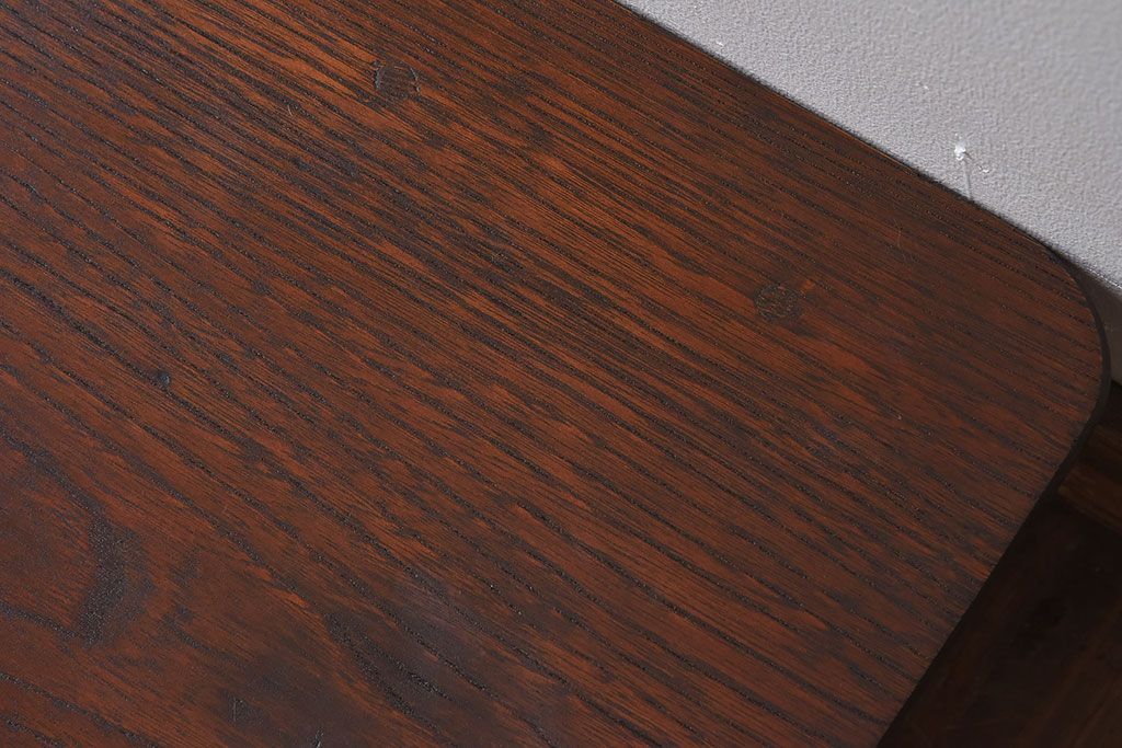 レトロ家具　昭和レトロ　栓材製!小さなアンティーク角ちゃぶ台