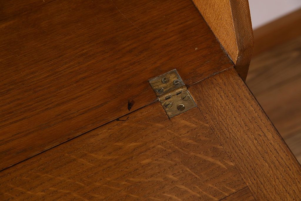 アンティーク家具　特注品　特大サイズ　Minty Oxford(ミンティ オックスフォード)社製!スタッキングブックケース付きライティングビューロー