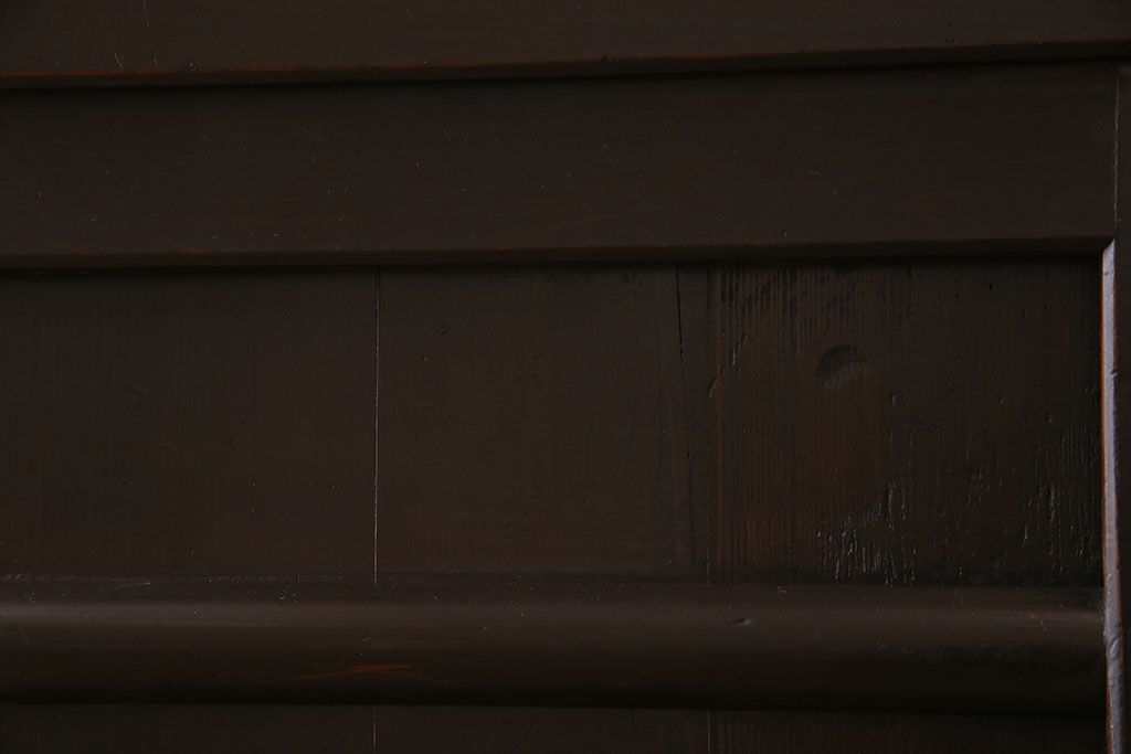 アンティーク家具　古民具・骨董　六尺　昇り引き出し付き!古い水屋箪笥サイドボード(リビングボード・テレビボード)