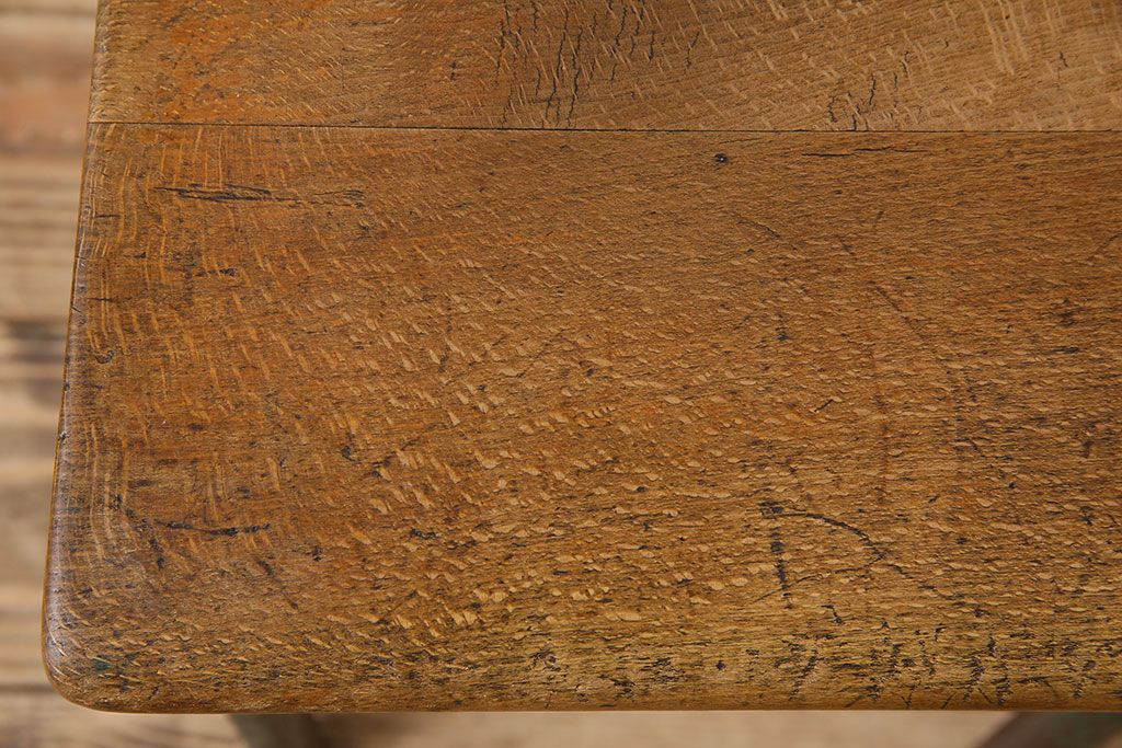 ヴィンテージ家具　イギリス　鉄脚スクールチェア(チャイルドチェア、キッズチェア、アームチェア、ダイニングチェア、板座チェア、ベビーチェア、こども椅子、子どもイス、ビンテージ、英国)(1)