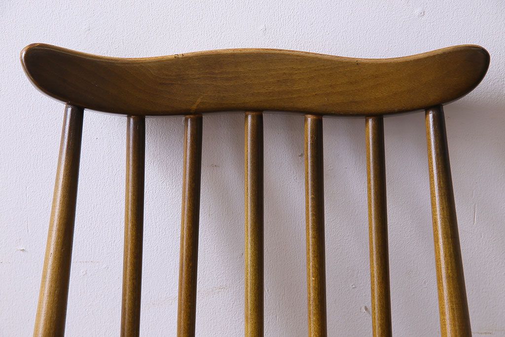 ヴィンテージ家具　イギリス　ERCOL(アーコール)　ビンテージ　ゴールドスミスチェア(ハイバックチェア)(1)