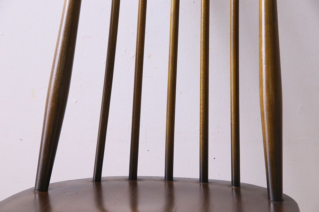 ヴィンテージ家具　イギリス　ERCOL(アーコール)　ビンテージ　ゴールドスミスチェア(ハイバックチェア)(1)
