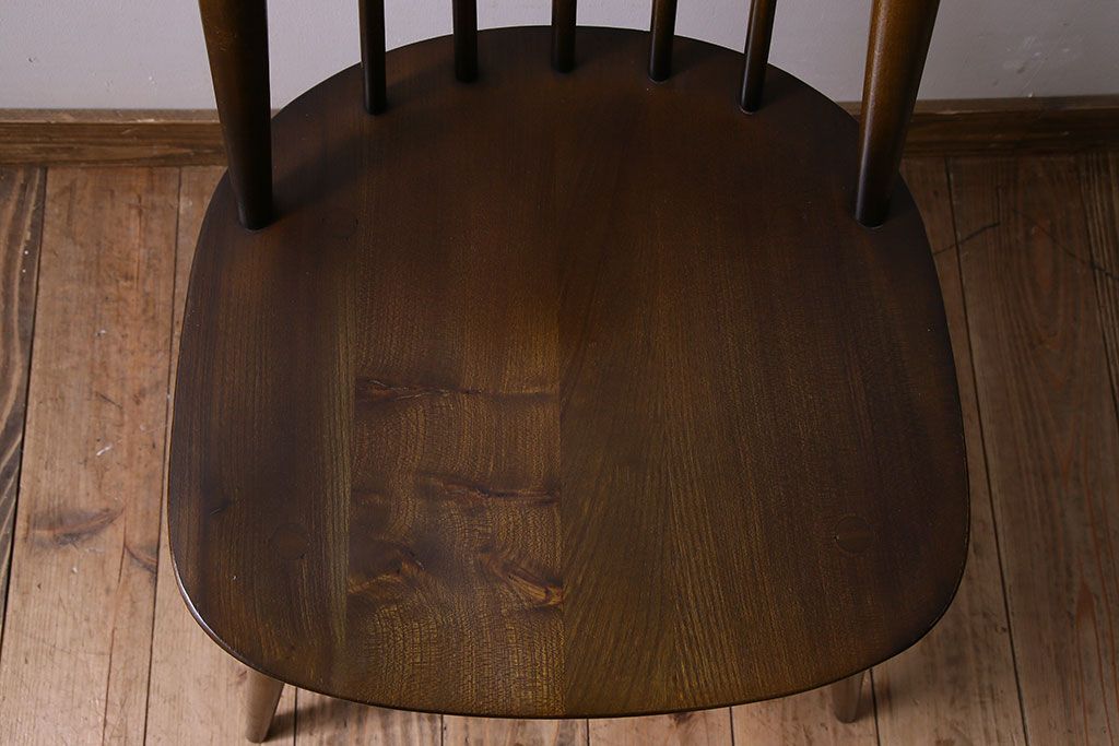 ヴィンテージ家具　イギリス　ERCOL(アーコール)　ビンテージ　ゴールドスミスチェア(ハイバックチェア)(1)