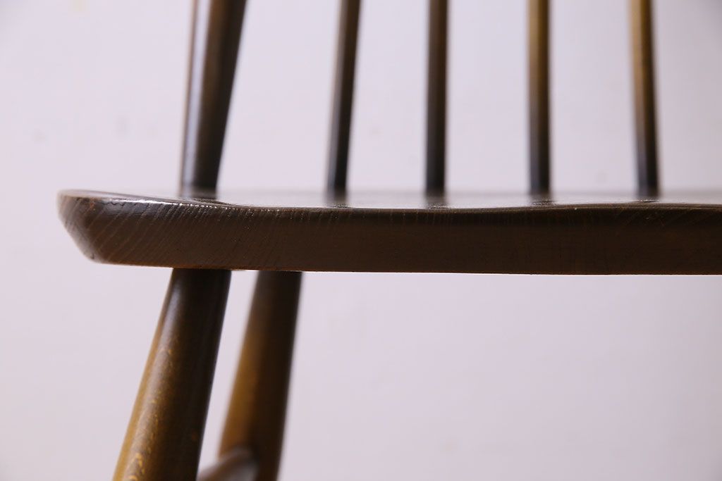 ヴィンテージ家具　イギリス　ERCOL(アーコール)　ビンテージ　ゴールドスミスチェア(ハイバックチェア)(1)