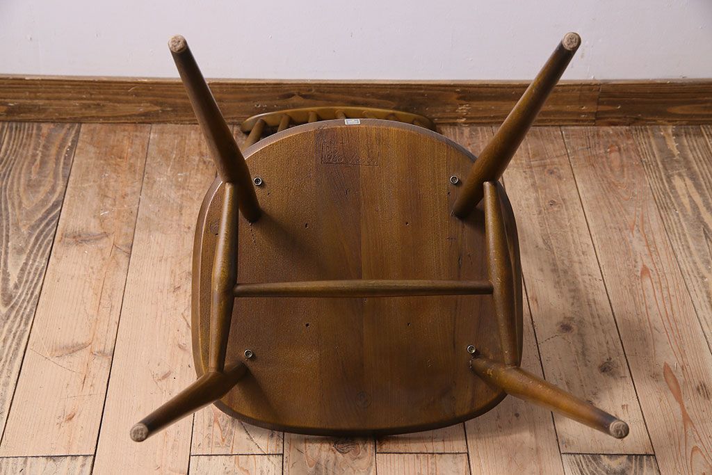 ヴィンテージ家具　イギリス　ERCOL(アーコール)　ビンテージ　ゴールドスミスチェア(ハイバックチェア)(1)