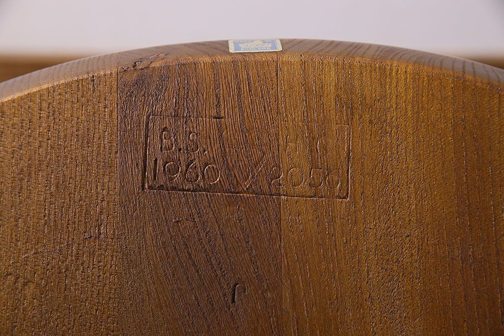 ヴィンテージ家具　イギリス　ERCOL(アーコール)　ビンテージ　ゴールドスミスチェア(ハイバックチェア)(1)