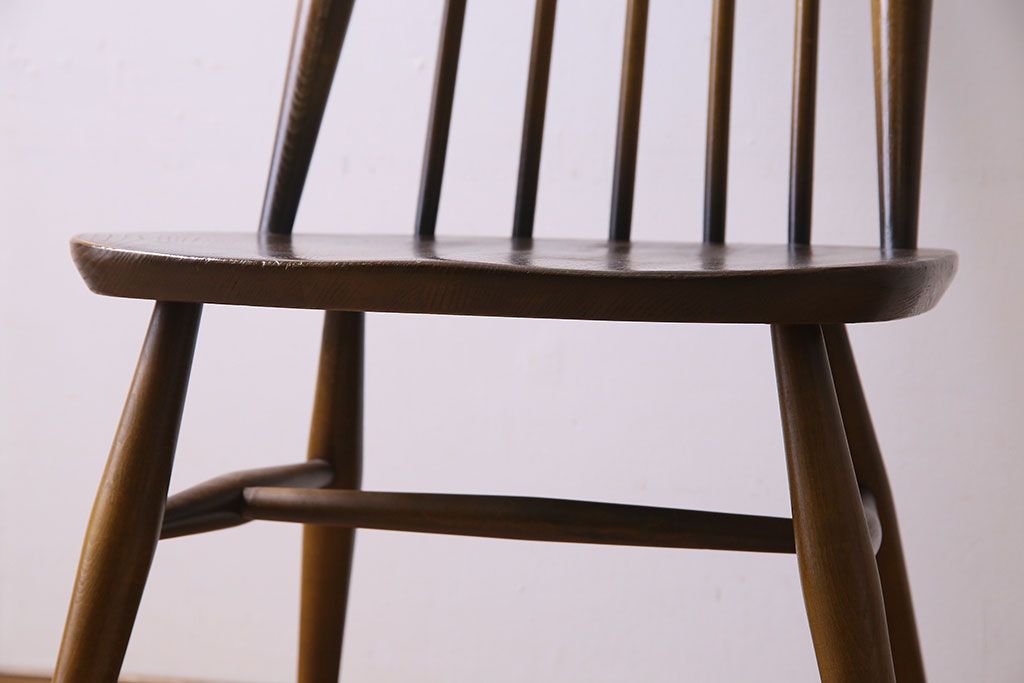 ヴィンテージ家具　イギリス　ERCOL(アーコール)　ビンテージ　ゴールドスミスチェア(ハイバックチェア)(2)