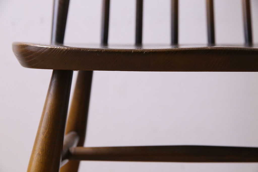 ヴィンテージ家具　イギリス　ERCOL(アーコール)　ビンテージ　ゴールドスミスチェア(ハイバックチェア)(2)