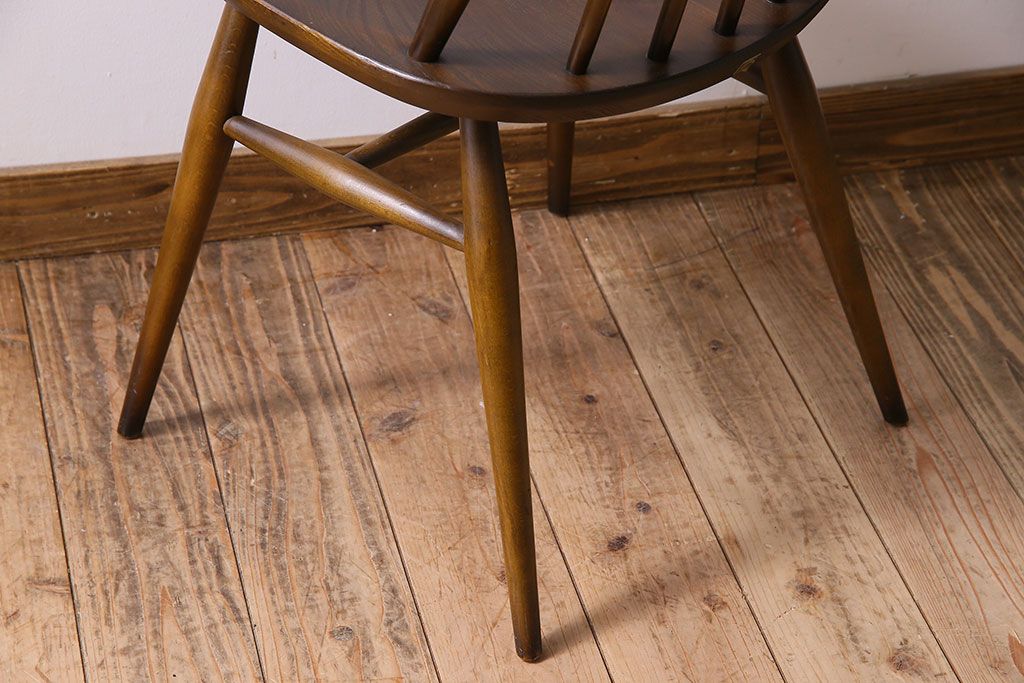 ヴィンテージ家具　イギリス　ERCOL(アーコール)　ビンテージ　ゴールドスミスチェア(ハイバックチェア)(2)