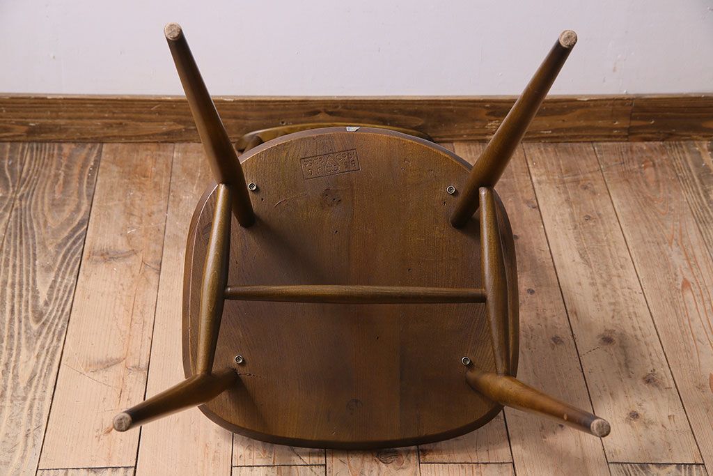 ヴィンテージ家具　イギリス　ERCOL(アーコール)　ビンテージ　ゴールドスミスチェア(ハイバックチェア)(2)