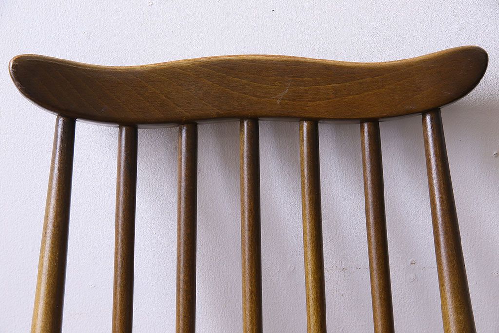 ヴィンテージ家具　イギリス　ERCOL(アーコール)　ビンテージ　ゴールドスミスチェア(ハイバックチェア)　2脚セット