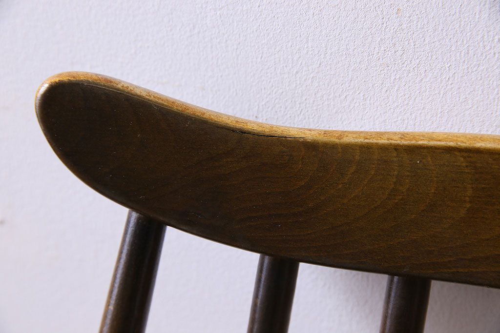 ヴィンテージ家具　イギリス　ERCOL(アーコール)　ビンテージ　ゴールドスミスチェア(ハイバックチェア)　2脚セット