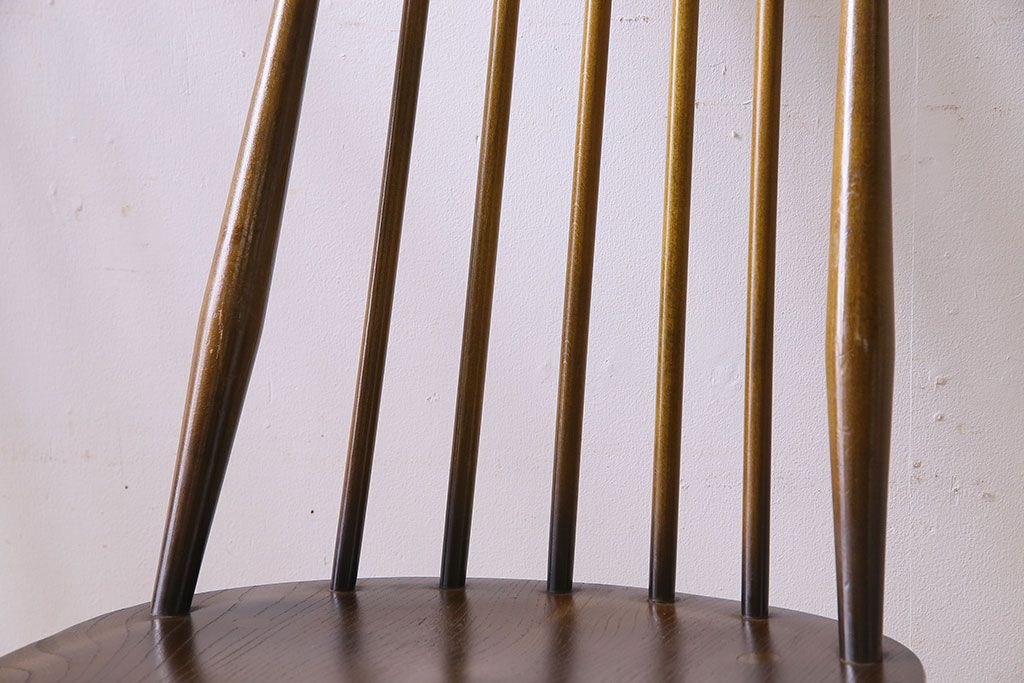 ヴィンテージ家具　イギリス　ERCOL(アーコール)　ビンテージ　ゴールドスミスチェア(ハイバックチェア)　2脚セット