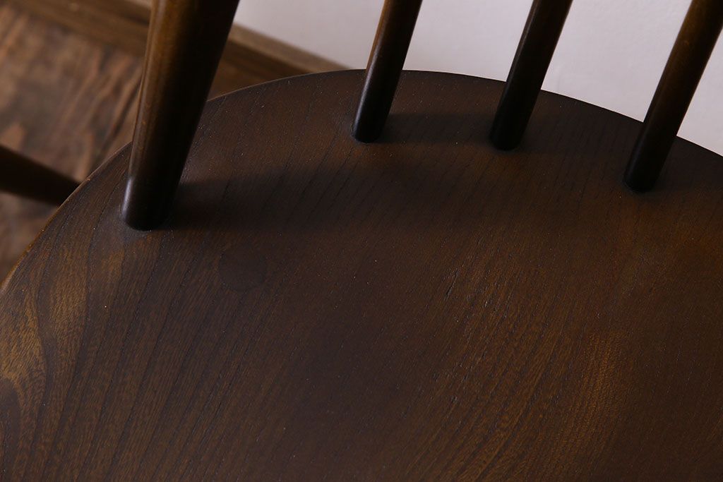 ヴィンテージ家具　イギリス　ERCOL(アーコール)　ビンテージ　ゴールドスミスチェア(ハイバックチェア)　2脚セット