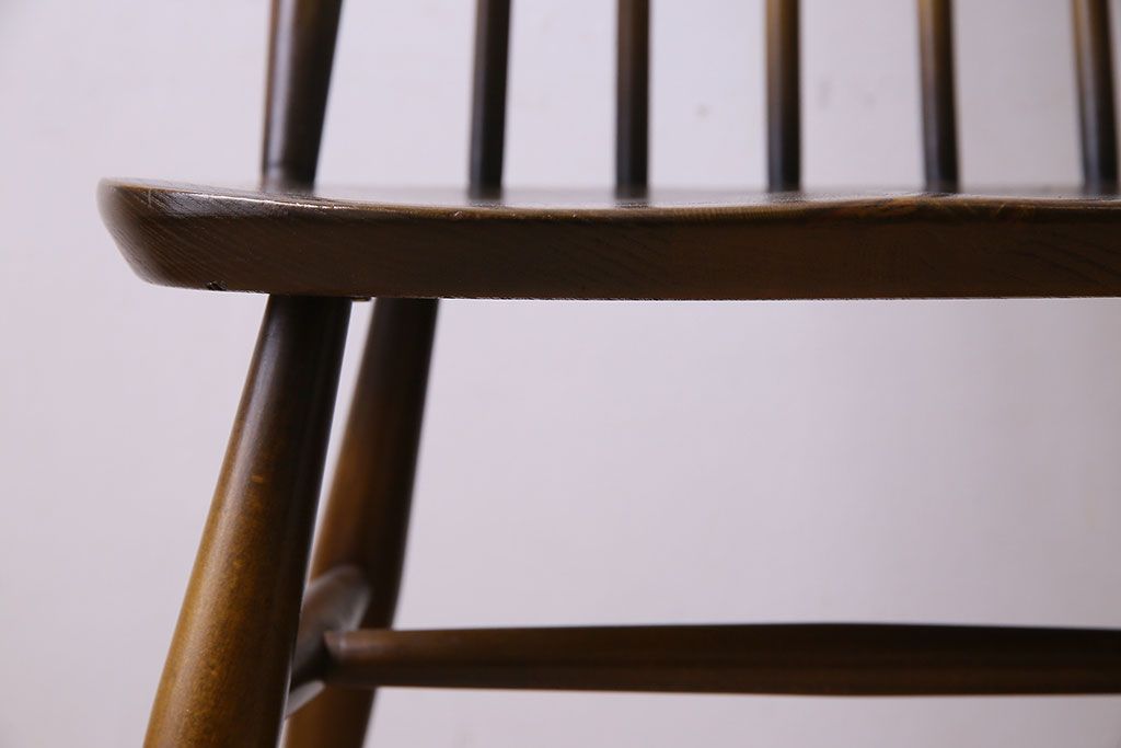 ヴィンテージ家具　イギリス　ERCOL(アーコール)　ビンテージ　ゴールドスミスチェア(ハイバックチェア)　2脚セット