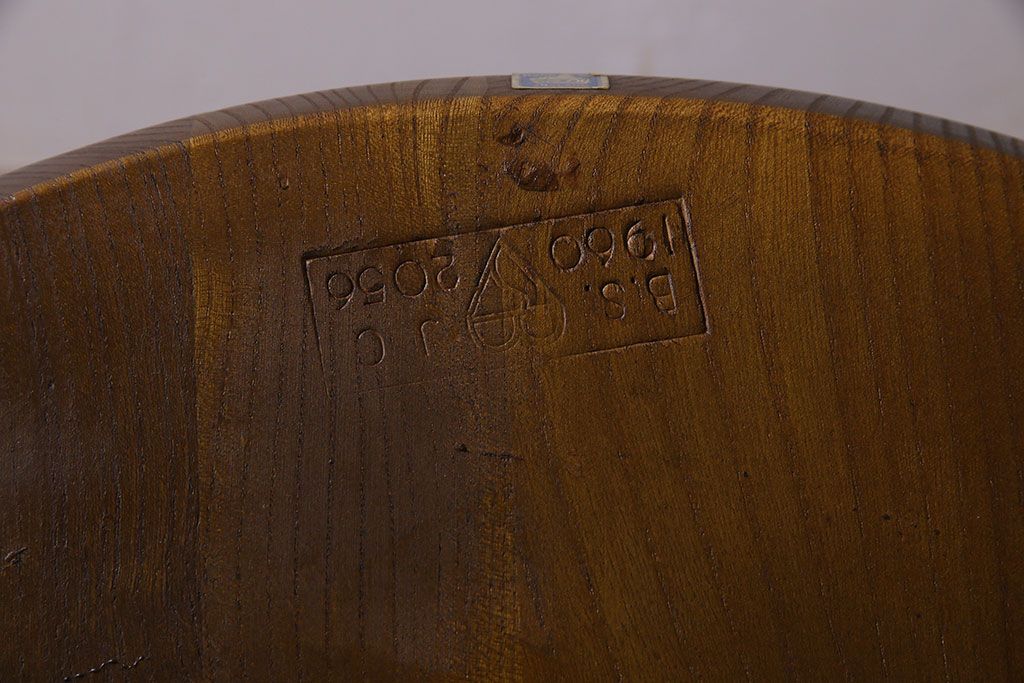 ヴィンテージ家具　イギリス　ERCOL(アーコール)　ビンテージ　ゴールドスミスチェア(ハイバックチェア)　2脚セット