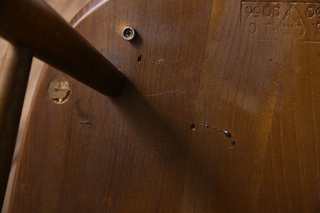 ヴィンテージ家具　イギリス　ERCOL(アーコール)　ビンテージ　ゴールドスミスチェア(ハイバックチェア)　2脚セット