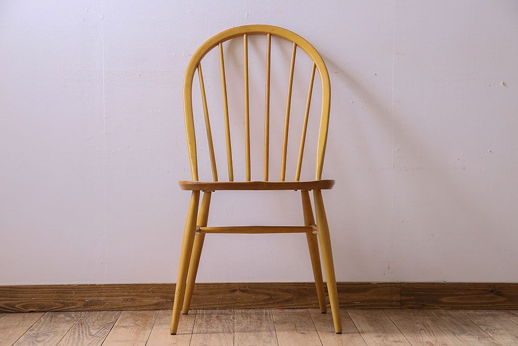 ヴィンテージ家具　イギリス　ERCOL(アーコール)　ビンテージ　ウィンザーダイニングチェア(1)