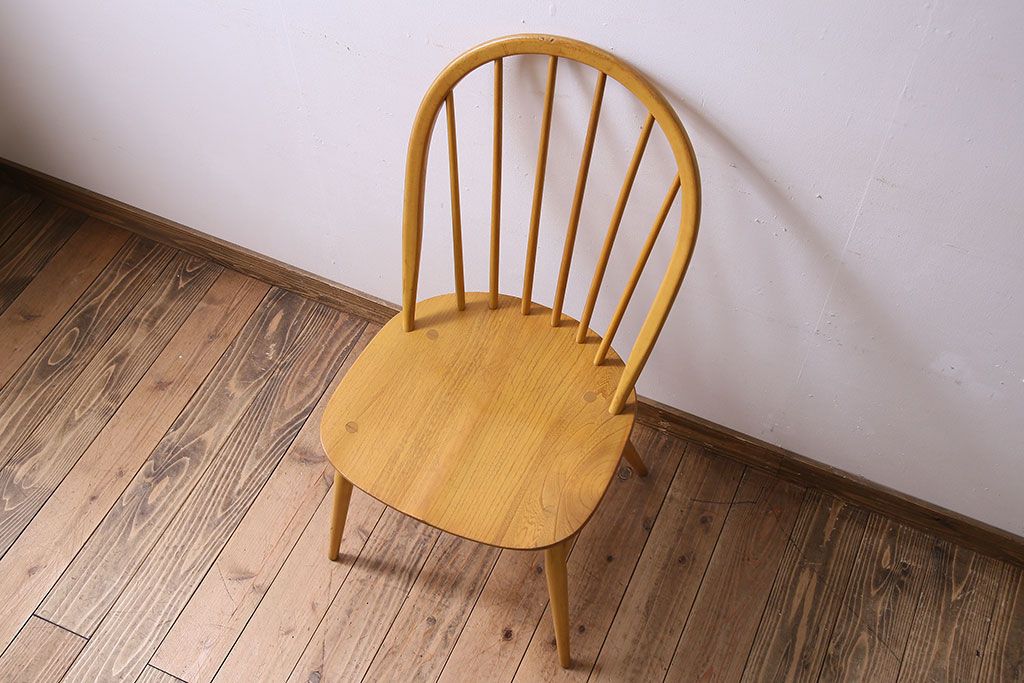 ヴィンテージ家具　イギリス　ERCOL(アーコール)　ビンテージ　ウィンザーダイニングチェア(1)