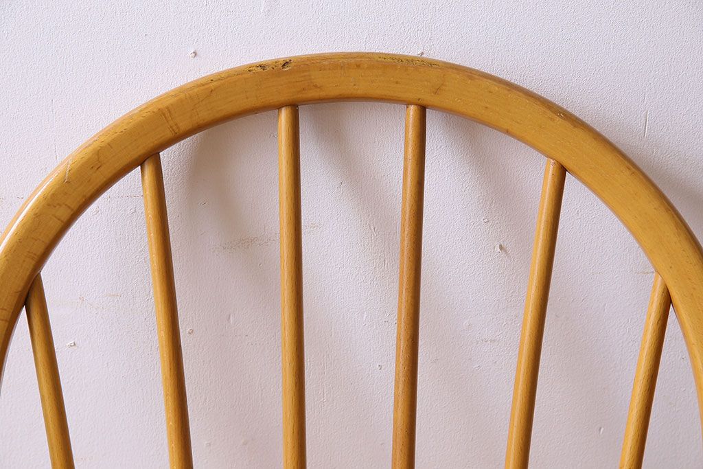 ヴィンテージ家具　イギリス　ERCOL(アーコール)　ビンテージ　ウィンザーダイニングチェア(1)