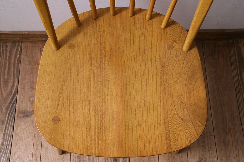 ヴィンテージ家具　イギリス　ERCOL(アーコール)　ビンテージ　ウィンザーダイニングチェア(1)