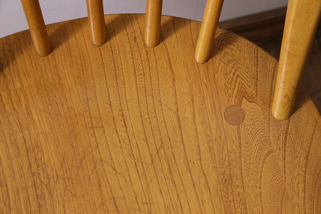 ヴィンテージ家具　イギリス　ERCOL(アーコール)　ビンテージ　ウィンザーダイニングチェア(1)