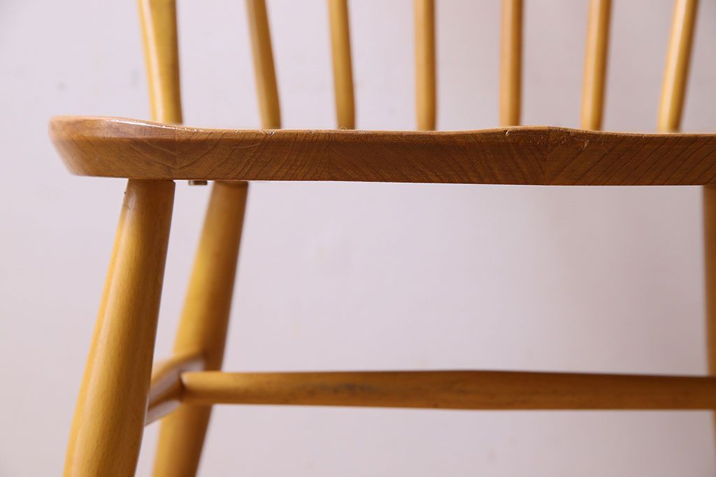 ヴィンテージ家具　イギリス　ERCOL(アーコール)　ビンテージ　ウィンザーダイニングチェア(1)