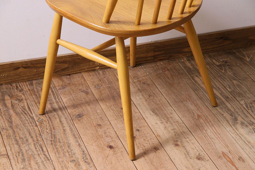 ヴィンテージ家具　イギリス　ERCOL(アーコール)　ビンテージ　ウィンザーダイニングチェア(1)