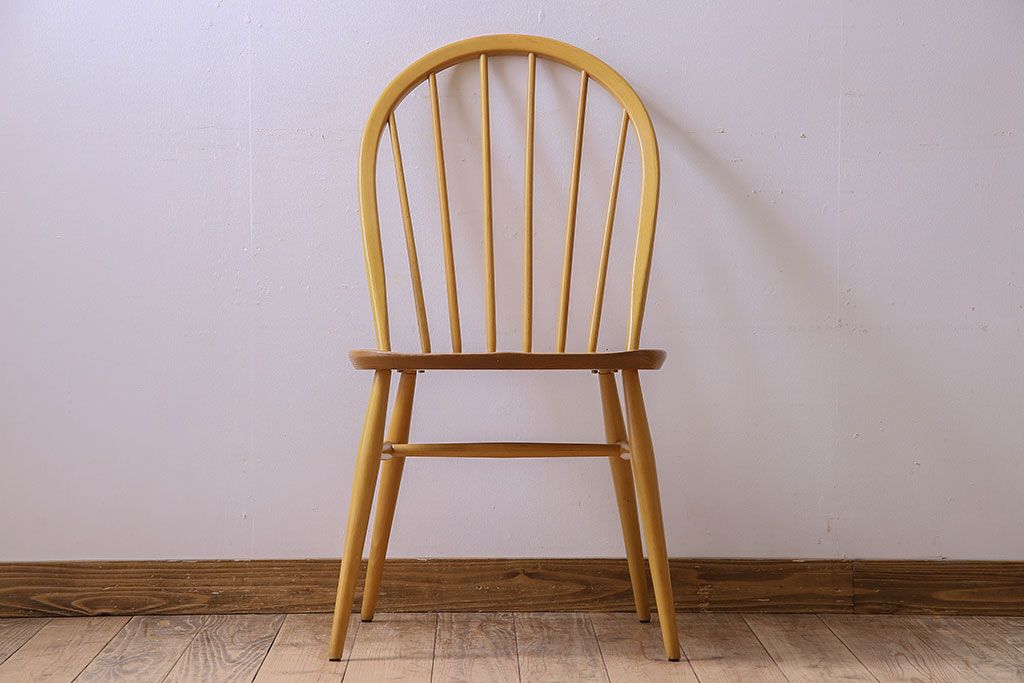 ヴィンテージ家具　イギリス　ERCOL(アーコール)　ビンテージ　ウィンザーダイニングチェア(2)