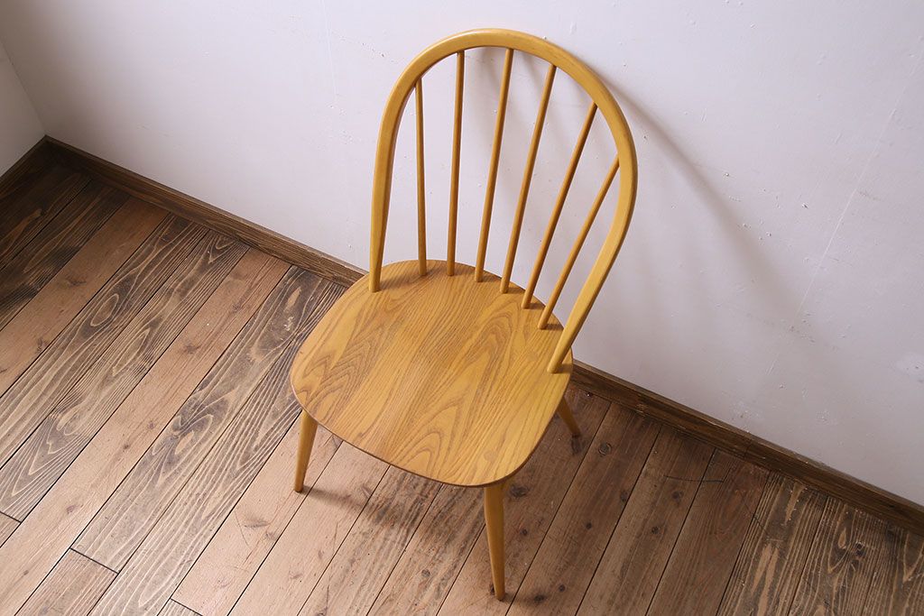 ヴィンテージ家具　イギリス　ERCOL(アーコール)　ビンテージ　ウィンザーダイニングチェア(2)