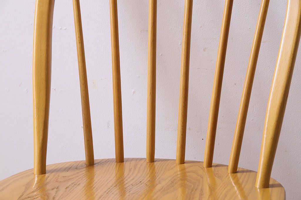 ヴィンテージ家具　イギリス　ERCOL(アーコール)　ビンテージ　ウィンザーダイニングチェア(2)