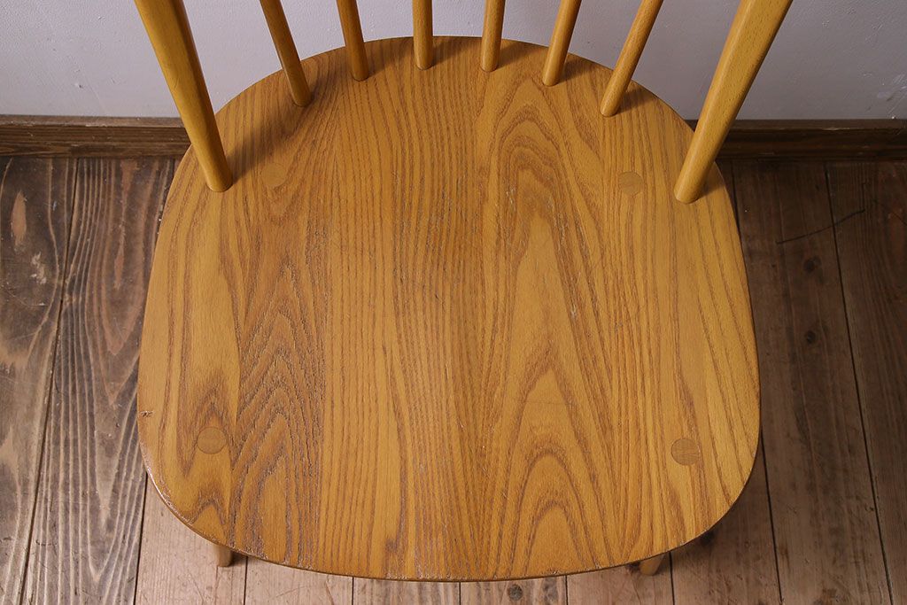 ヴィンテージ家具　イギリス　ERCOL(アーコール)　ビンテージ　ウィンザーダイニングチェア(2)