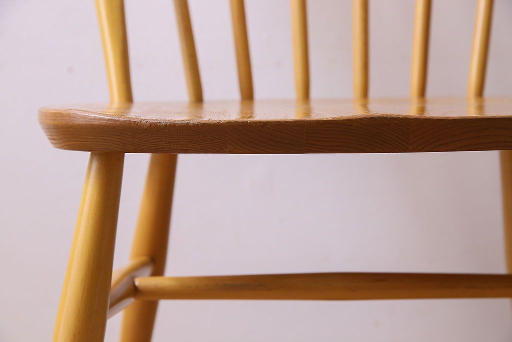 ヴィンテージ家具　イギリス　ERCOL(アーコール)　ビンテージ　ウィンザーダイニングチェア(2)