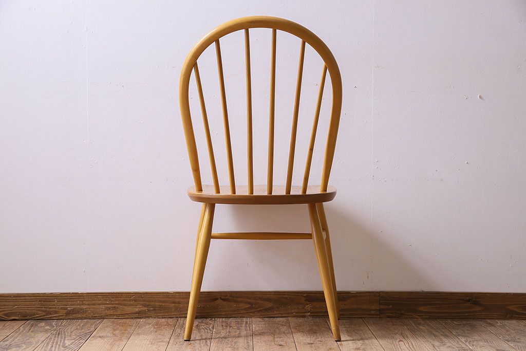 ヴィンテージ家具　イギリス　ERCOL(アーコール)　ビンテージ　ウィンザーダイニングチェア(2)