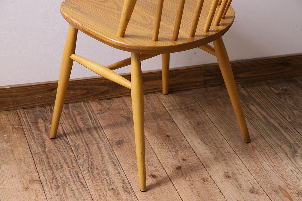 ヴィンテージ家具　イギリス　ERCOL(アーコール)　ビンテージ　ウィンザーダイニングチェア(2)