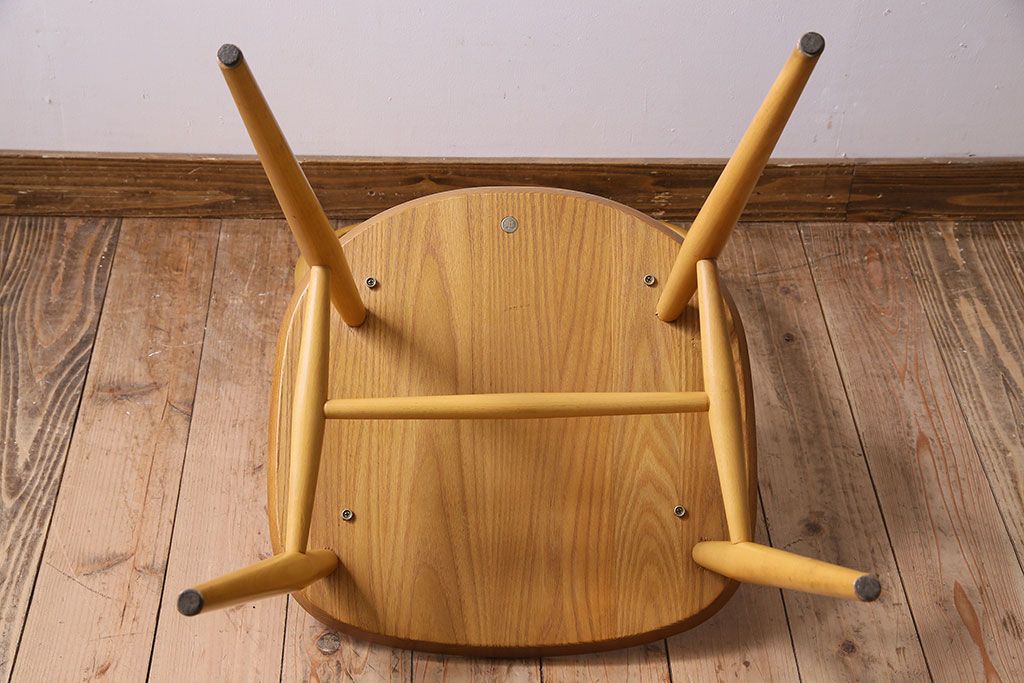 ヴィンテージ家具　イギリス　ERCOL(アーコール)　ビンテージ　ウィンザーダイニングチェア(2)