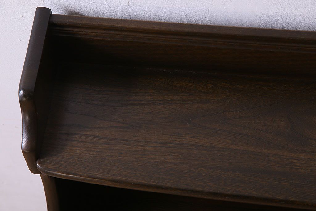 ヴィンテージ家具　ERCOL(アーコール)　イギリスビンテージ　オールドコロニアル　カップボードブックケース(本棚)