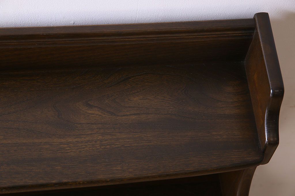 ヴィンテージ家具　ERCOL(アーコール)　イギリスビンテージ　オールドコロニアル　カップボードブックケース(本棚)