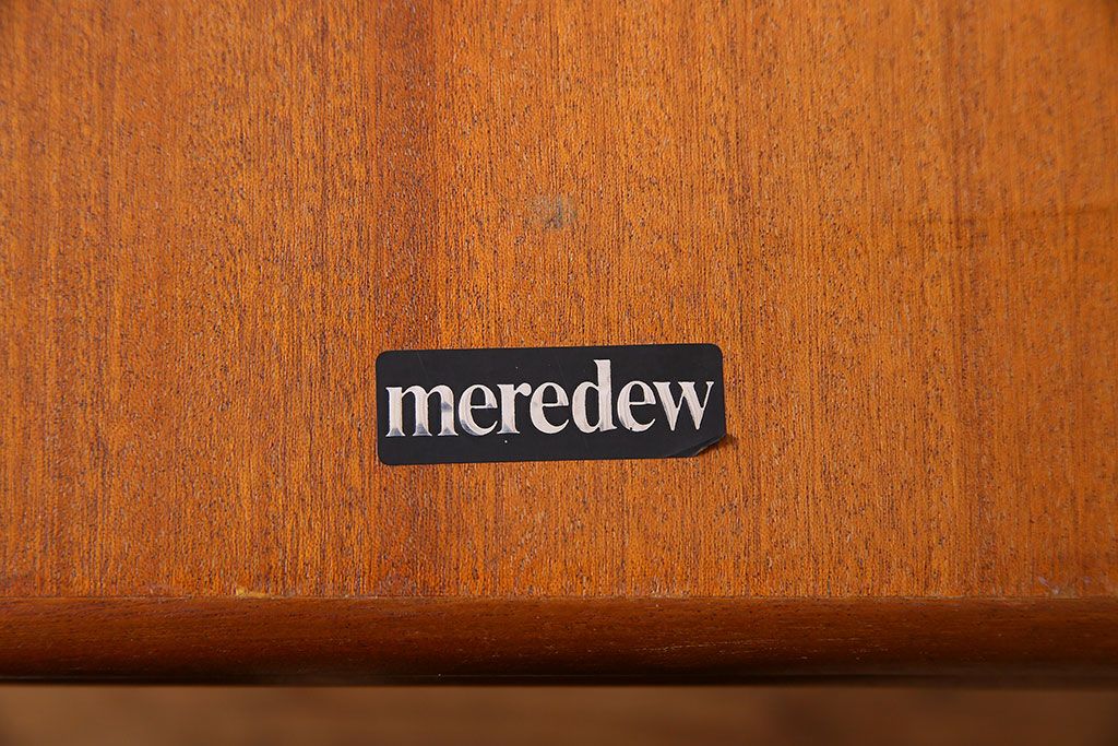 ヴィンテージ家具　北欧ビンテージ　MEREDEW社製!丸型エクステンションテーブル