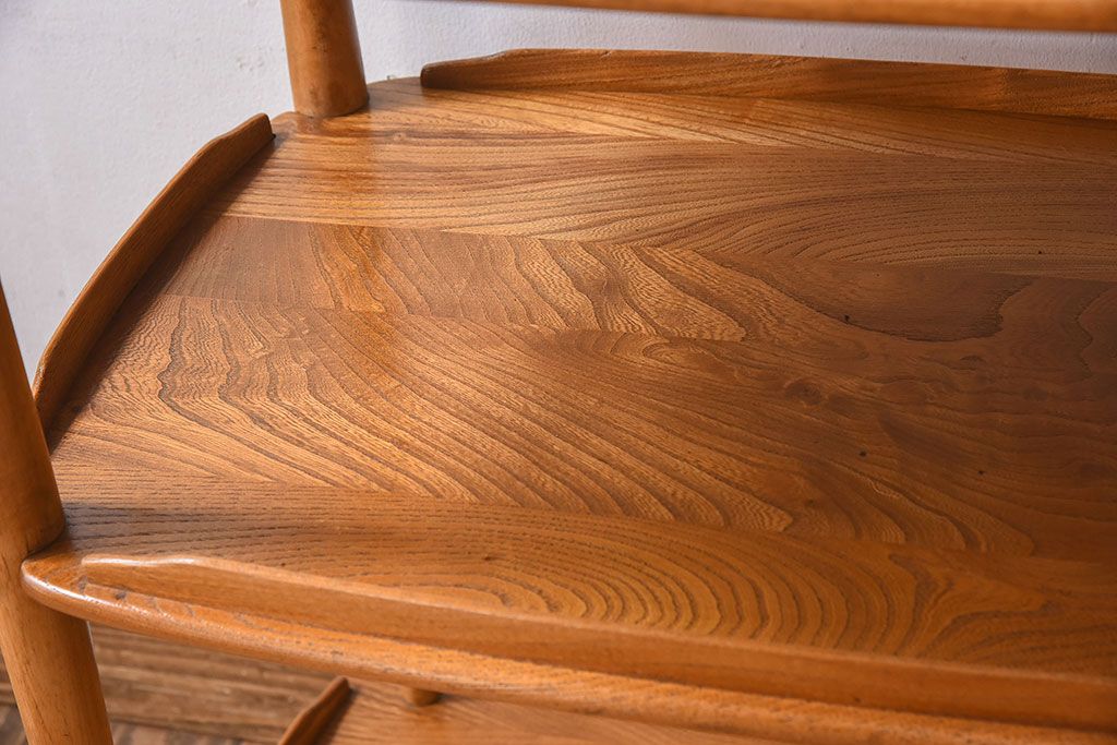 ヴィンテージ家具　ERCOL(アーコール)　イギリスビンテージ　トロリーキャスターワゴン(キッチンワゴン)(2)