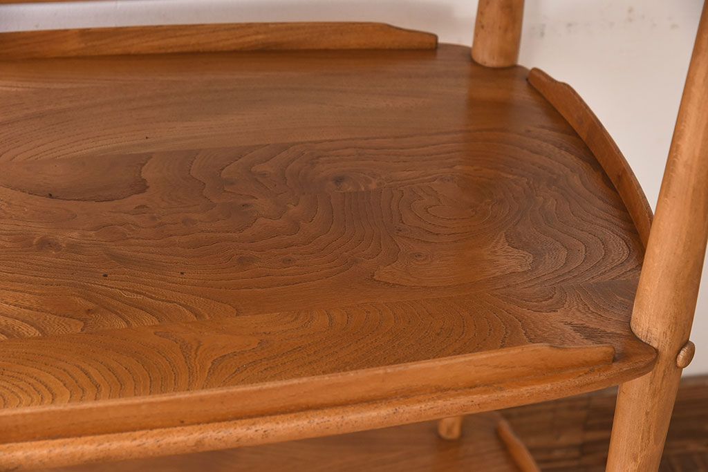 ヴィンテージ家具　ERCOL(アーコール)　イギリスビンテージ　トロリーキャスターワゴン(キッチンワゴン)(2)