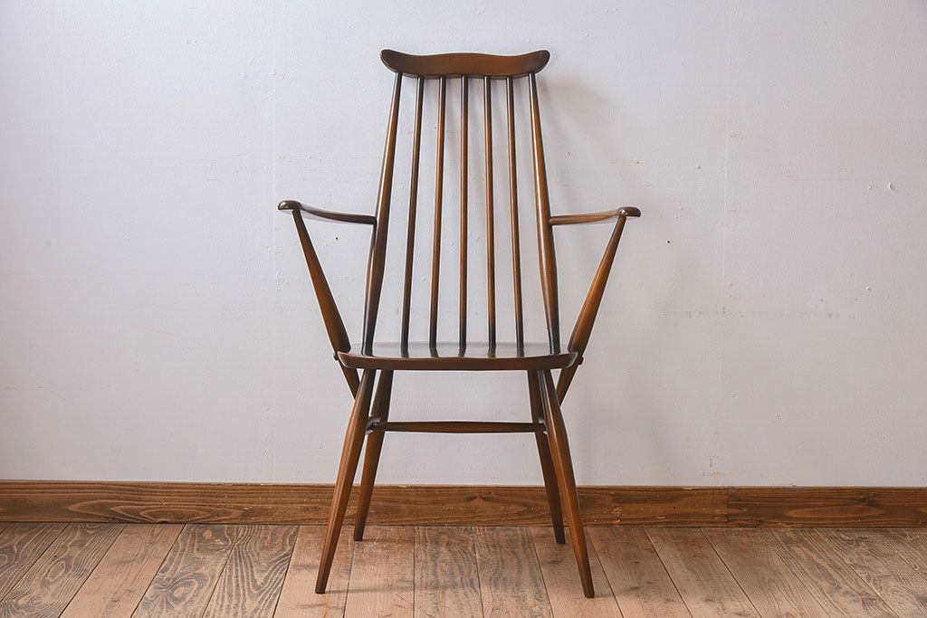ヴィンテージ家具　英国ビンテージ　ERCOL(アーコール)　ゴールドスミス　アームチェア(1)