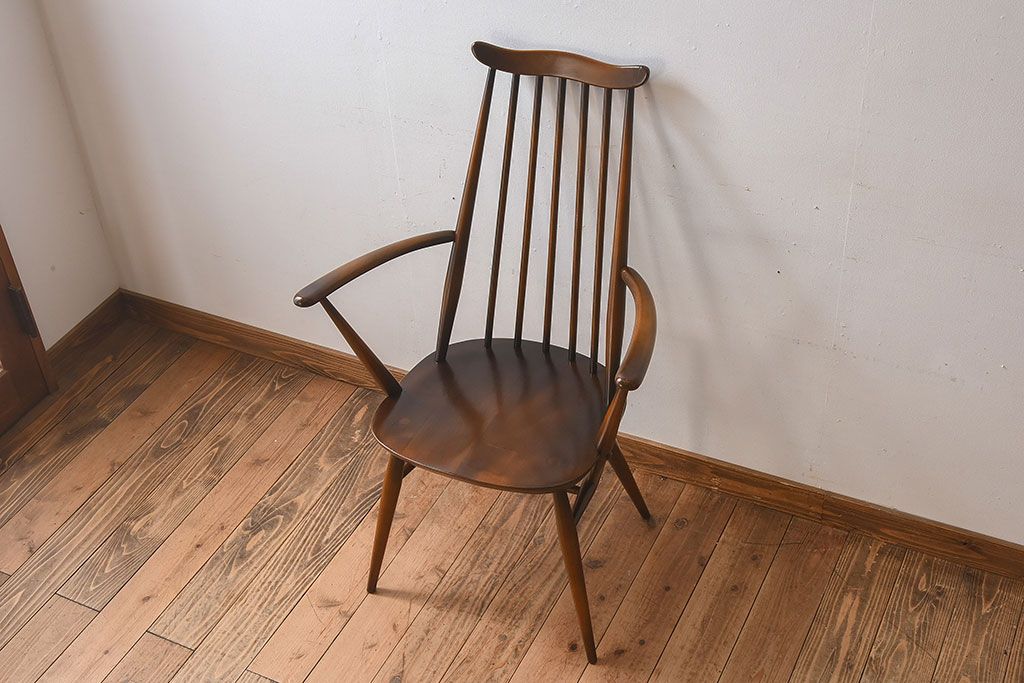 ヴィンテージ家具　英国ビンテージ　ERCOL(アーコール)　ゴールドスミス　アームチェア(1)
